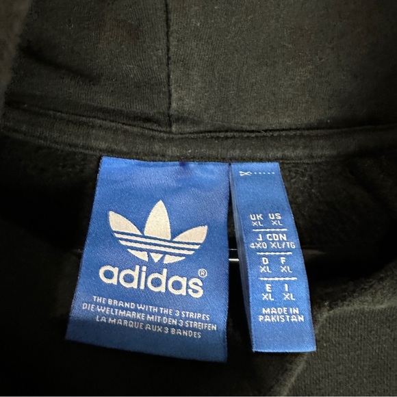 Adidas Vintage Sweatshirt Hoodie Jacket Size XL - Picture 4 of 8
